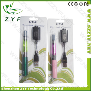 E Cigarette EGO-CE4 with Three Kinds Blister Pack